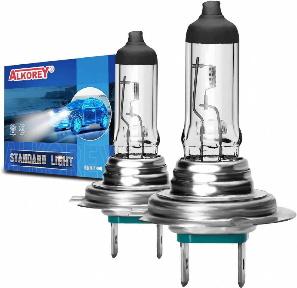 2 Adet H7 12V 55W Halojen Far Ampulü 3300K YüksekDüşük Işık