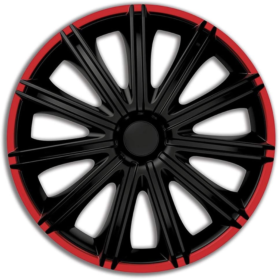 AUTO-STYLE Nero R 15 İnç SiyahKırmızı Jant Kapağı Seti