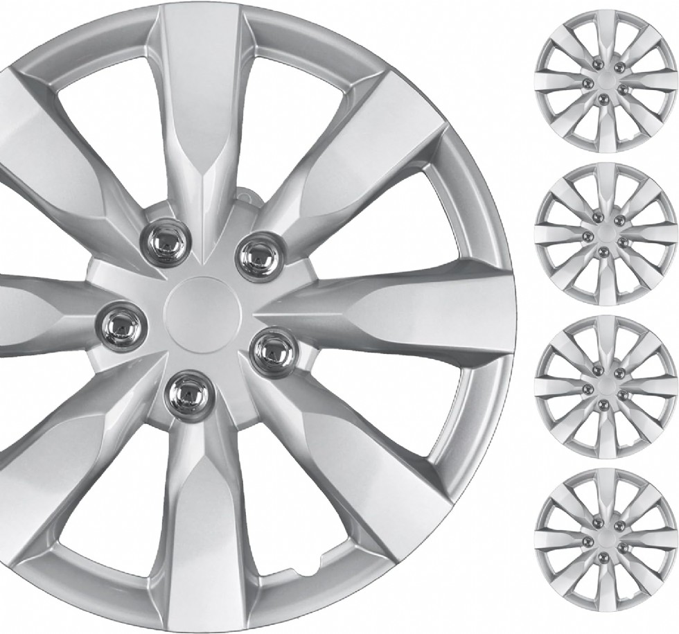 BDK 16 İnç Jant Kapakları 4lü Set - Toyota Honda Nissan Ford Mazda Chevrolet Mitsubishi Kia Hyundai Volvo BMW için OEM Değişim