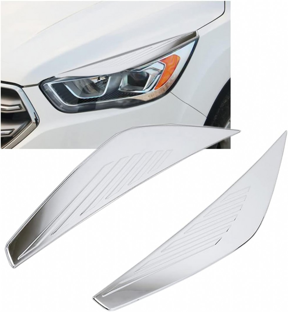 KugaEscape 2017-2019 Far Kaşı Krom Kaplama ABS Dekoratif Sticker