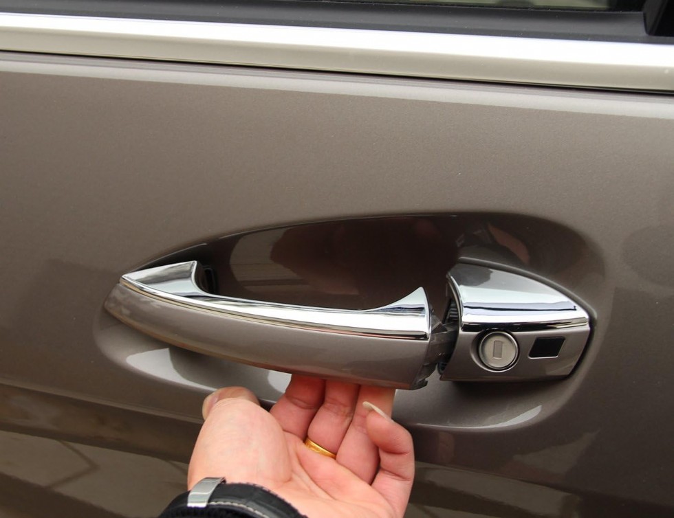 Mercedes Benz A B C E Sınıfı için 8 Parça ABS Krom Kapı Kolu Çıtası
