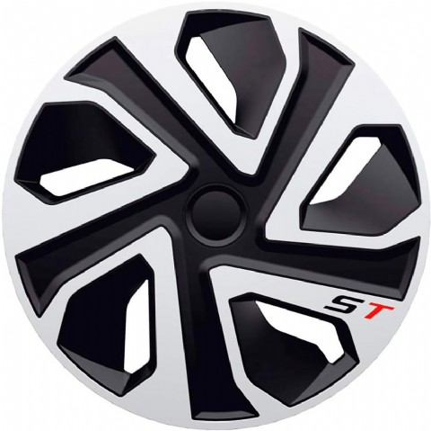 AUTO-STYLE J-Tec ST 13 İnç GümüşSiyah Tekerlek Kapakları Seti