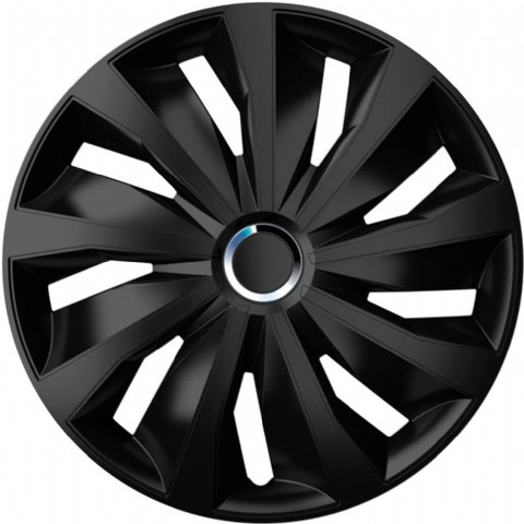 Grip Pro 15 İnç Siyah Oto Jant Kapağı Seti