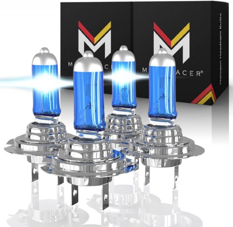 H7 Halojen Far Ampulü 55W 5000K Beyaz Işık 4lü Paket