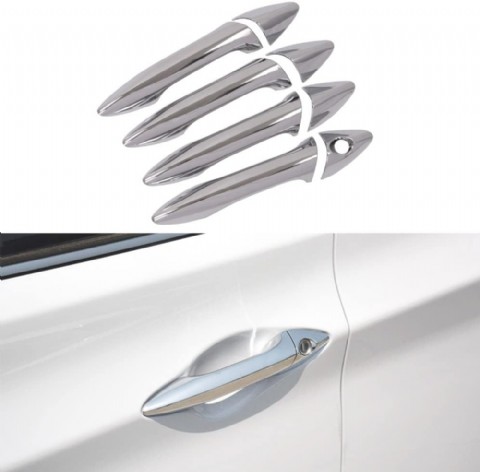 Hyundai Elantra 2012-2014 8 Parça Kapı Kolu Kapağı ABS Krom