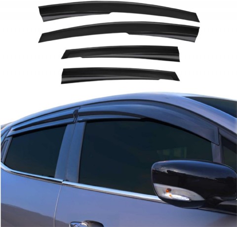 OMAC Kia Optima 2011-2015 Sedan Cam Rüzgarlık Yağmur Koruyucu 4lü Set Füme