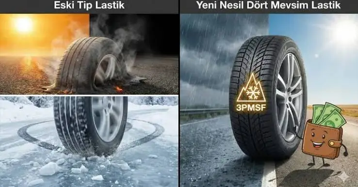 Araba Lastik Se&ccedil;imi 2026: Kış Yaz ve D&ouml;rt Mevsim &Ouml;nerileri
